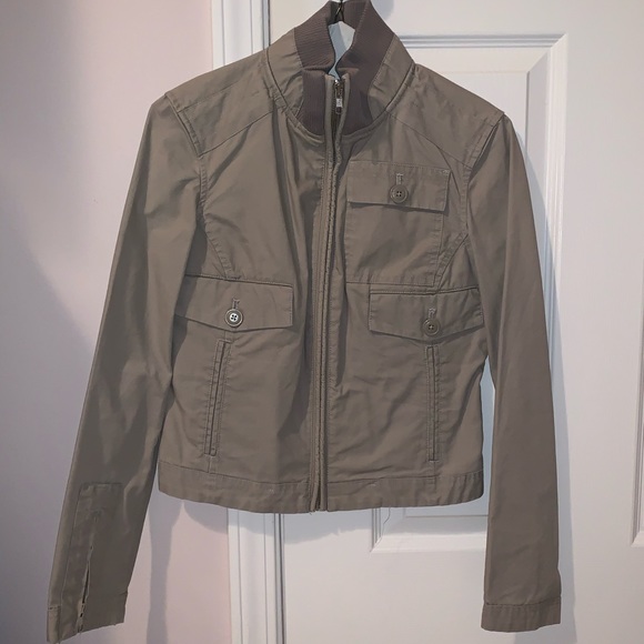 London Jean Khaki Jacket. Size XS - Picture 1 of 3